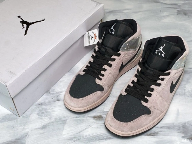 Bmlin (W) Mid Dirty Iridescent 1 Powder BQ6472-602 Jordan Air 0726